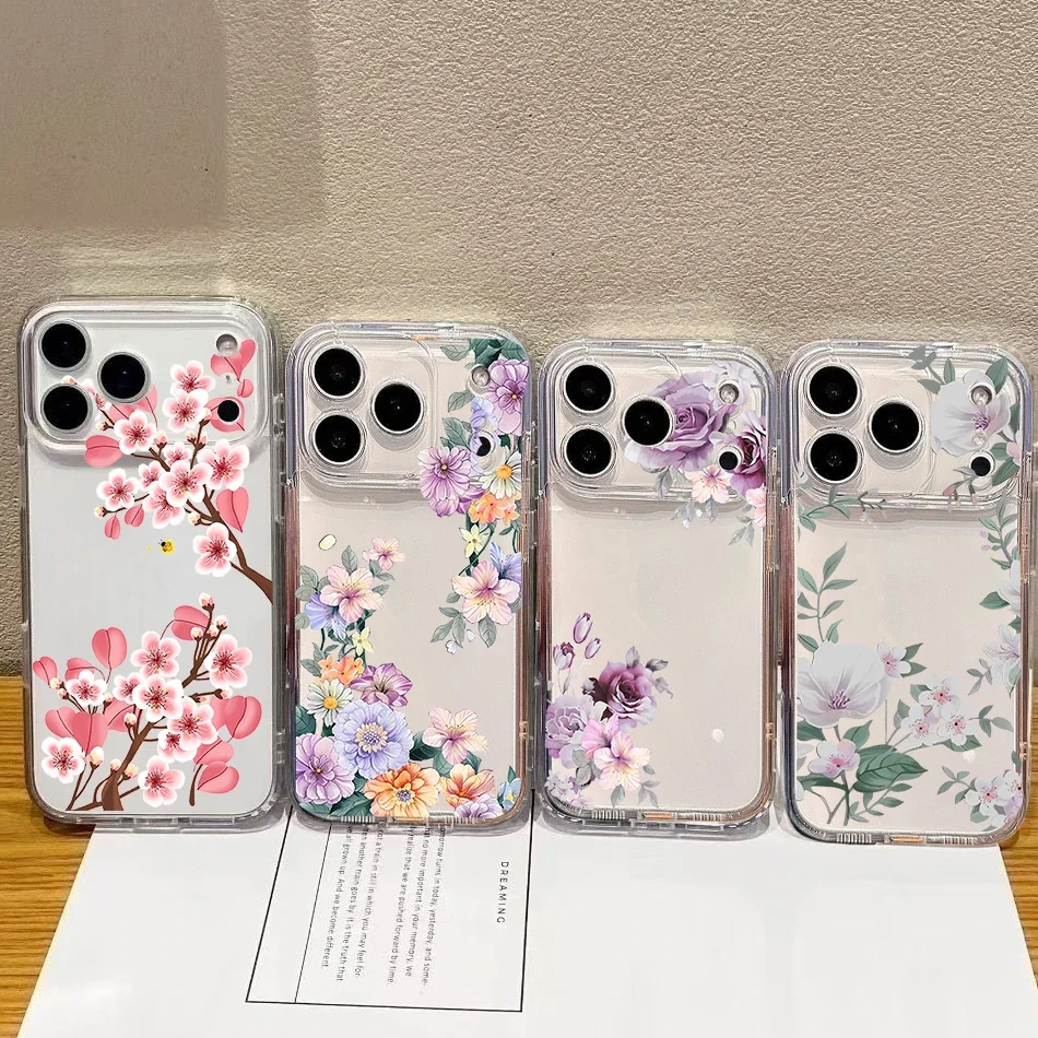 Elegant Floral Leaf Design Phone Case