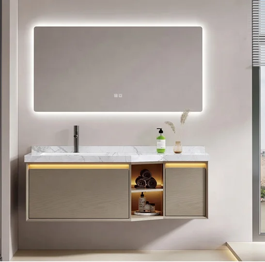 Armario De Banheiro Bathroom Washbasin Cabinet Evkur Bathroom Vanities Vanity Cabinets Pinghu Sale Mirror