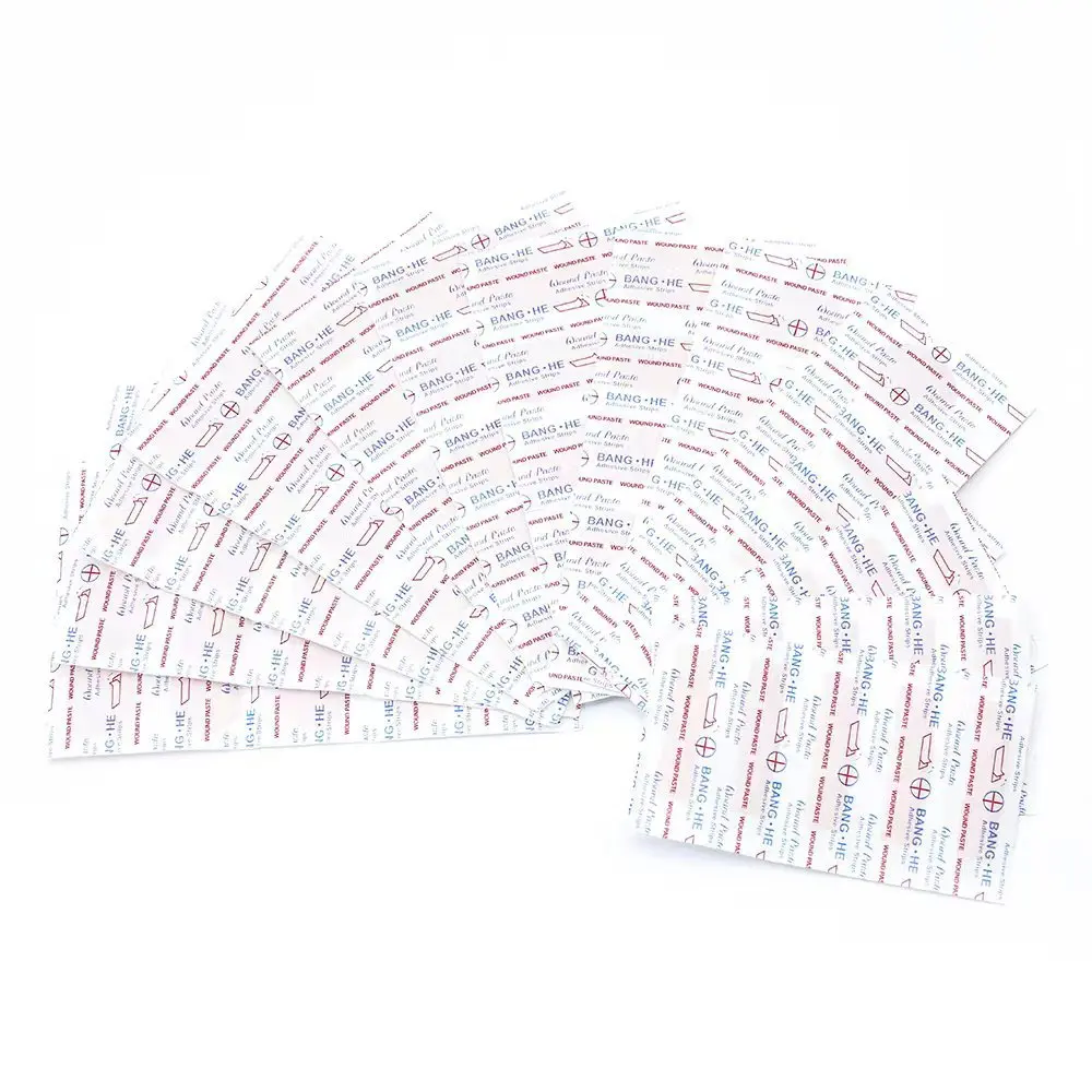 100pcs/lot Baby Bandage Emergency First Band Aid Adhesive Plaster Waterproof Breathable Wound Strips Paste Curitas Utensils