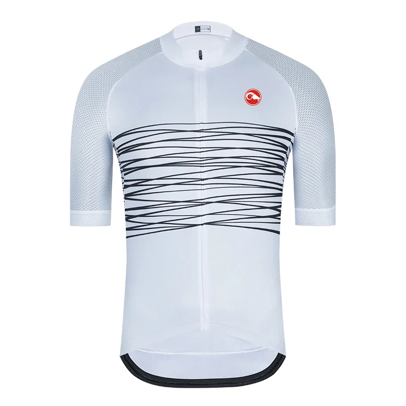 Summer Cycling Jersey Road Bike Shirt Men's Cycling Short Sleeve MTB Bike Clothing maillot ciclismo Hombre Team shirt