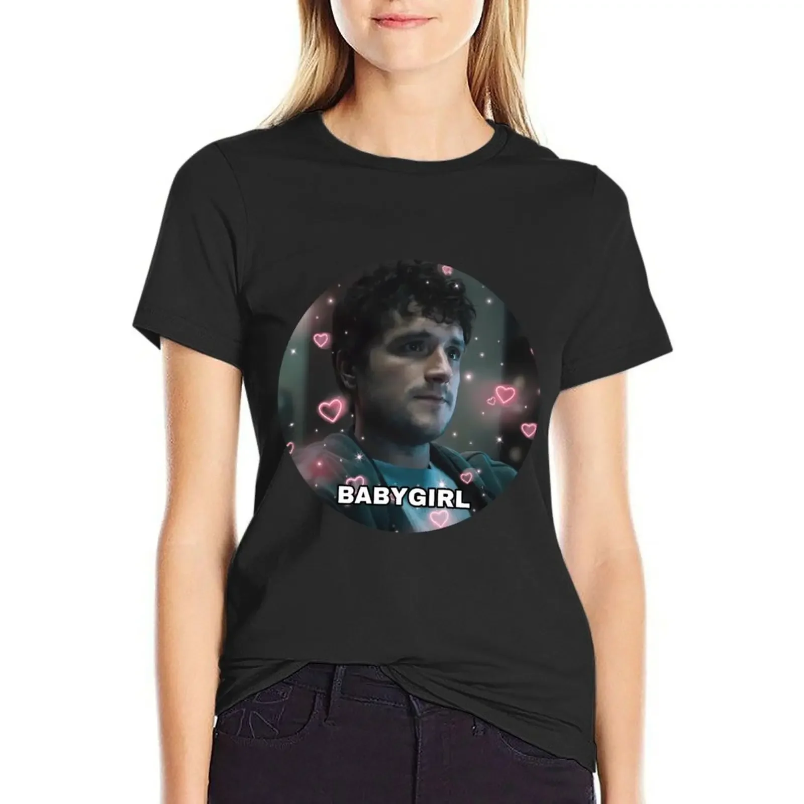 

Mike Schmidt Babygirl Circle T-shirt shirts graphic tees hippie clothes lady clothes t-shirt dress for Women long