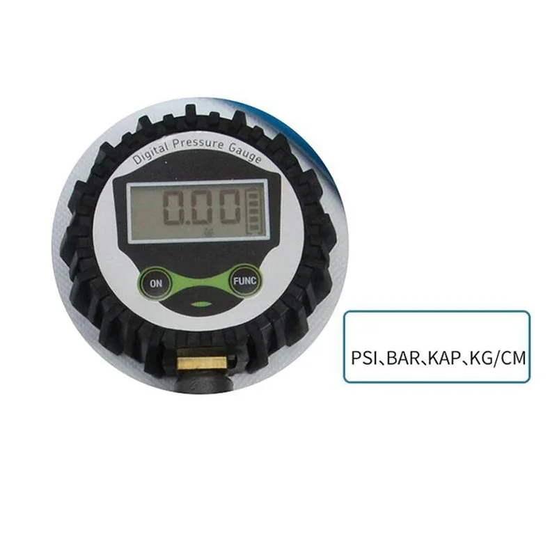 Car Tyre Air Pressure Gauge Tire Inflator Pneumatic Tool 0-220psi LCD Display