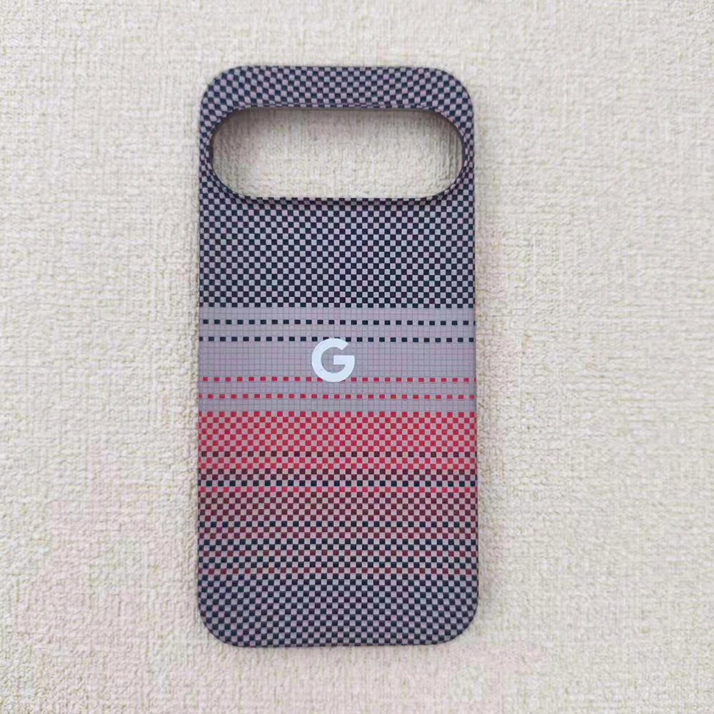 Frameless Carbon Fibre Magnetic Phone Case with Wireless Charging and Shockproof Protection