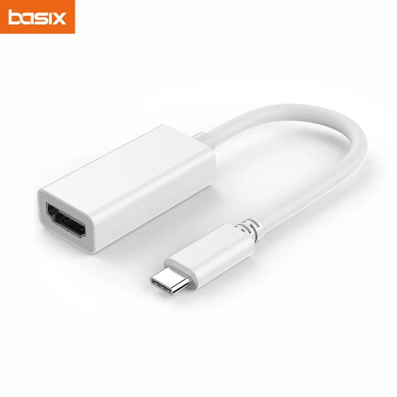 USB 타입 C to HDMI 호환 케이블 어댑터 HDTV 컨버터 케이블 (아이폰 15, 16, 17, 맥북 에어, 아이패드 프로, 삼성용)