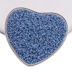 Vibrant 2mm Glass Seed Beads for DIY Jewelry and Crafting - 1000pcs Collection (Dark blue)