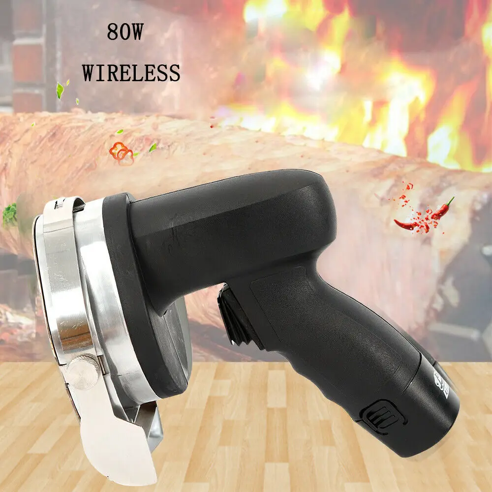 80 W kabelloser Kebab-Schneider zum Aufladen von Grillmessern, Grillwerkzeuge für die Küche zu Hause – Detail 1