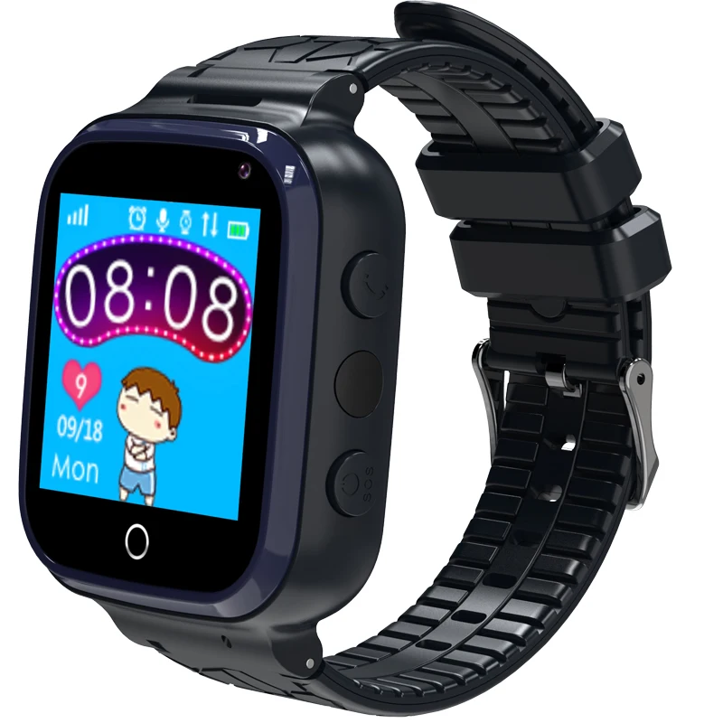 Reloj inteligente para niños, dispositivo con GPS, SOS, linterna, cámara,  monitor remoto, alarma, regalo para bebés - AliExpress