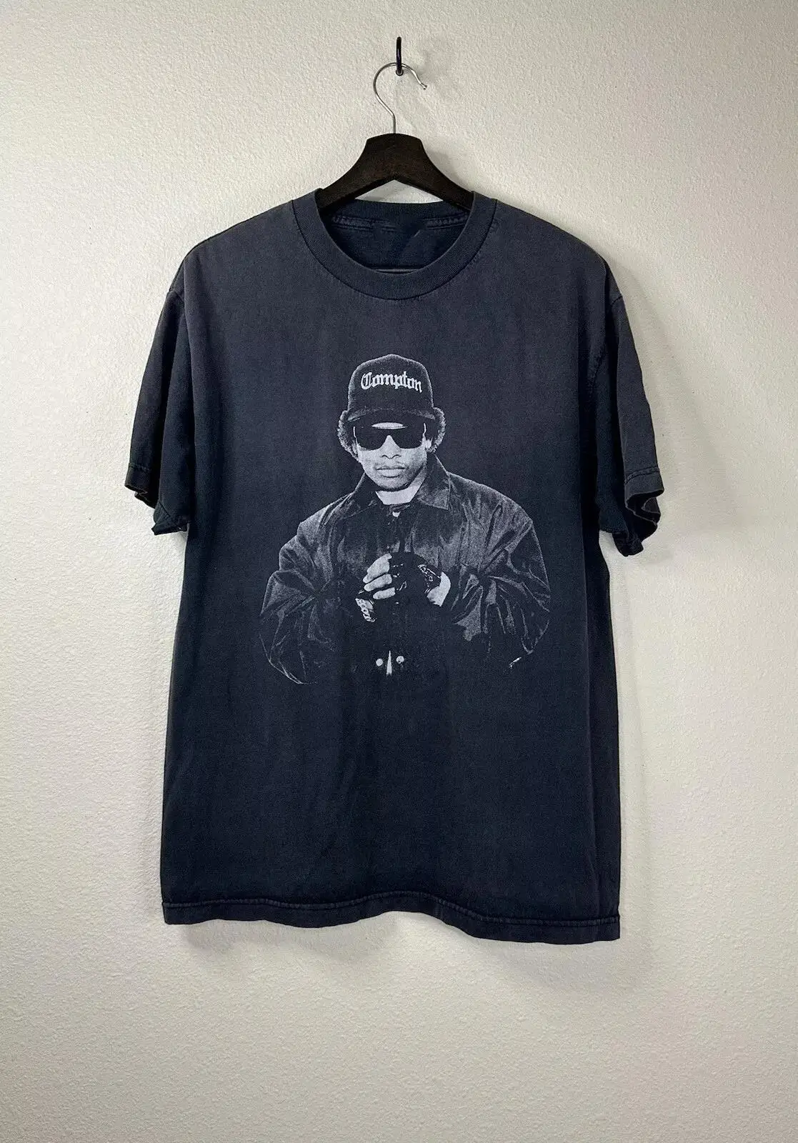 

Винтажная Футболка Eazy E, модель BLK RAP, цвет черный, 100% хлопок, бесплатная доставка Y2K