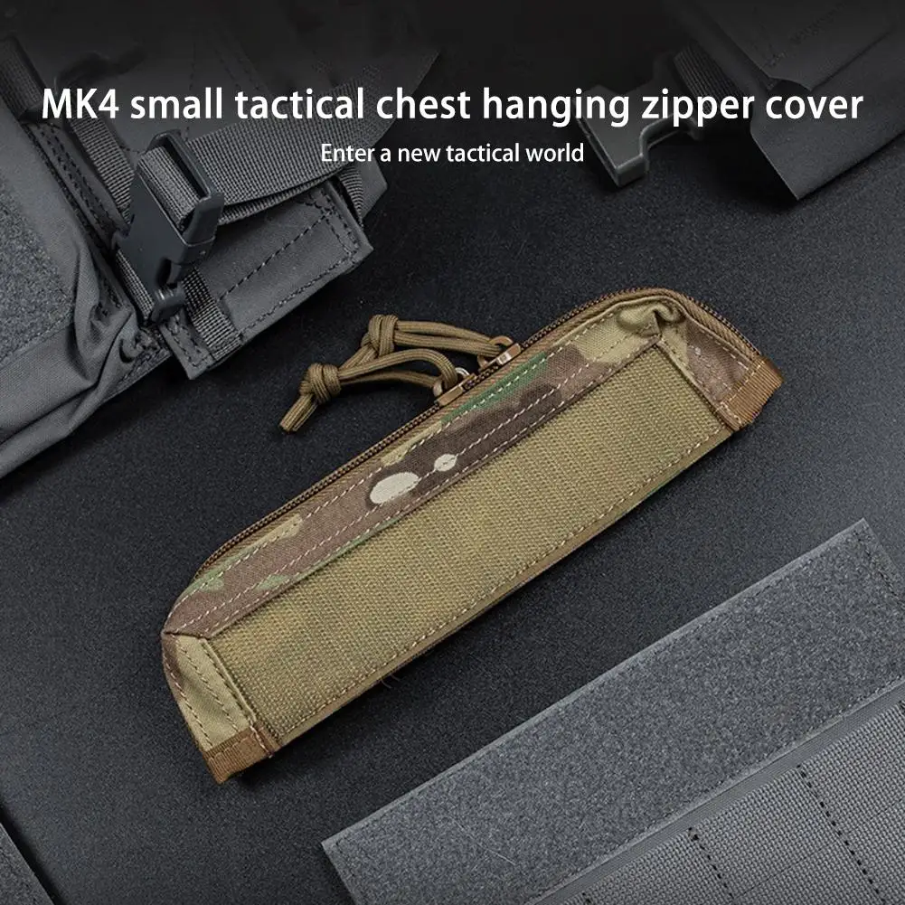 

Pocket Tactical Wosport Storage Bag Mk4 Chest Rig Zipper Insert Expansion Accessory Double Zipper Cover Pouch