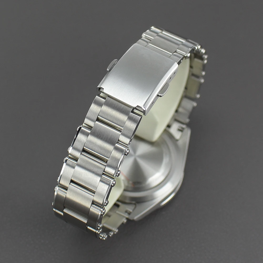 39 mm wasserdichtes Herren-Uhrengehäuse mit AR-beschichtetem gewölbtem Saphirglas für BB58 NH34 NH35 NH36 NH38 NH70 NH72 Automatikwerk 28,5 mm Zifferblatt – Detail 11