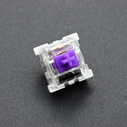 Versatile Outemu RGB LED Mechanical Keyboard Switch - Clicky, Linear, Tactile & Silent Options - 70PCS (Purple Switch)