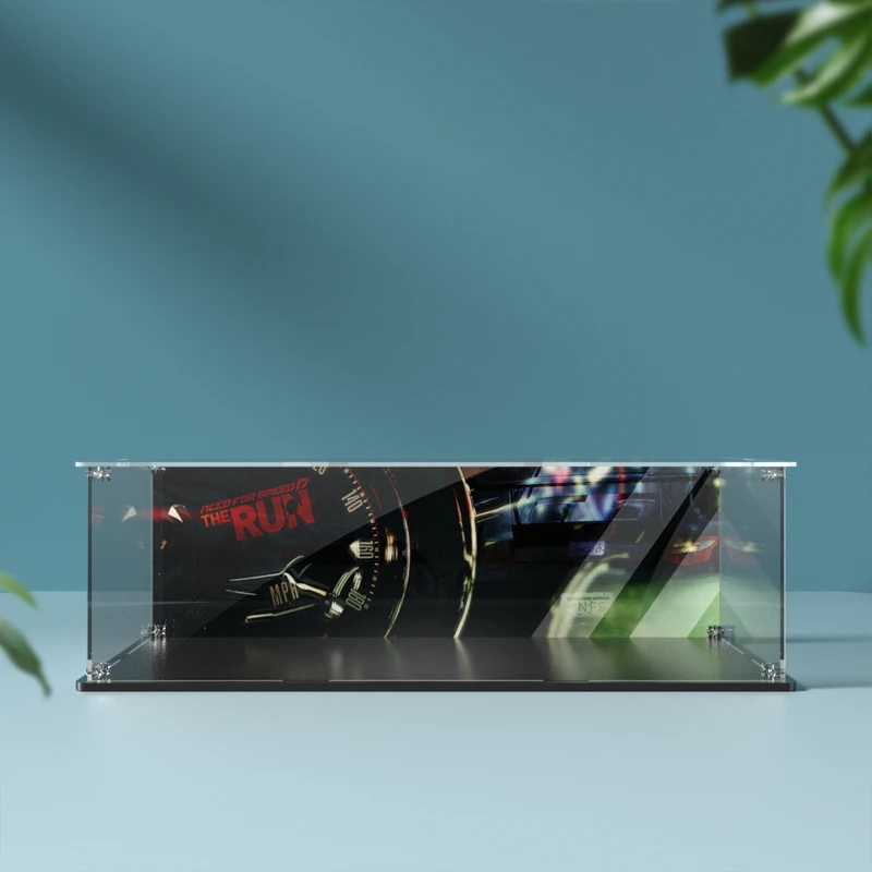 Acrylic display box for lego bricks 42111 display case for Dom's Dodge building block dustproof clear model car storage box 2