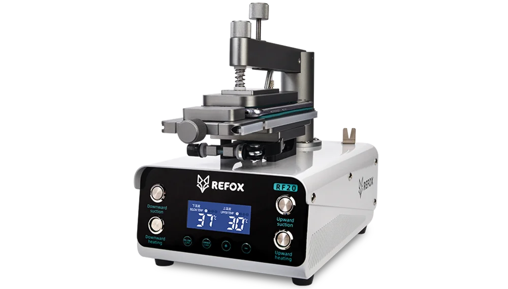REFOX RF20 범용 LCD 분리 기계, 휴대폰 스크린, 미들 프레임, 유리 분해, 분리 수리 도구