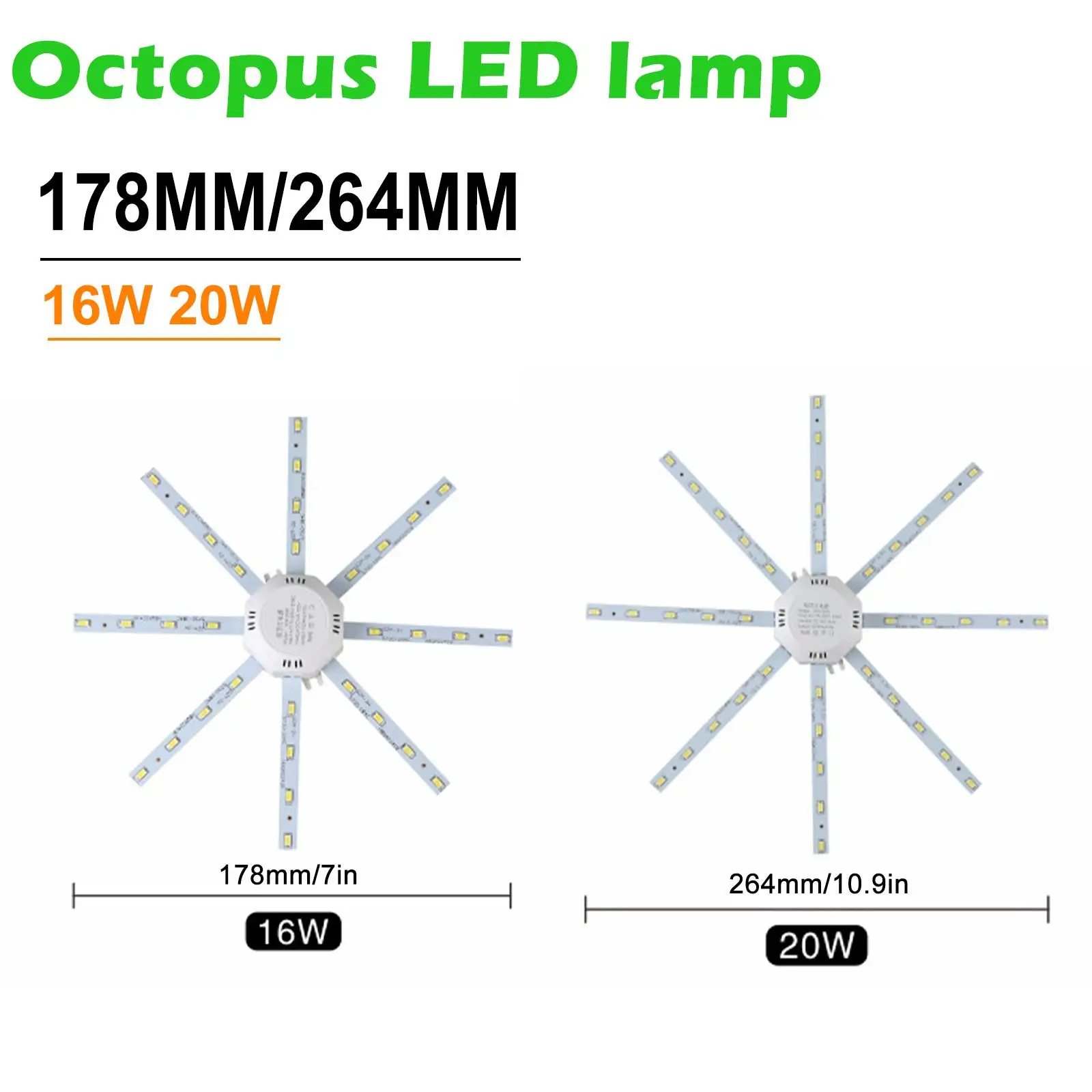 

LED Ceiling Lamp Spotlight Octopus Light 16W 20W LED Light Board AC 220V Energy Saving Expectancy LED Lamp For Living Room M7C0