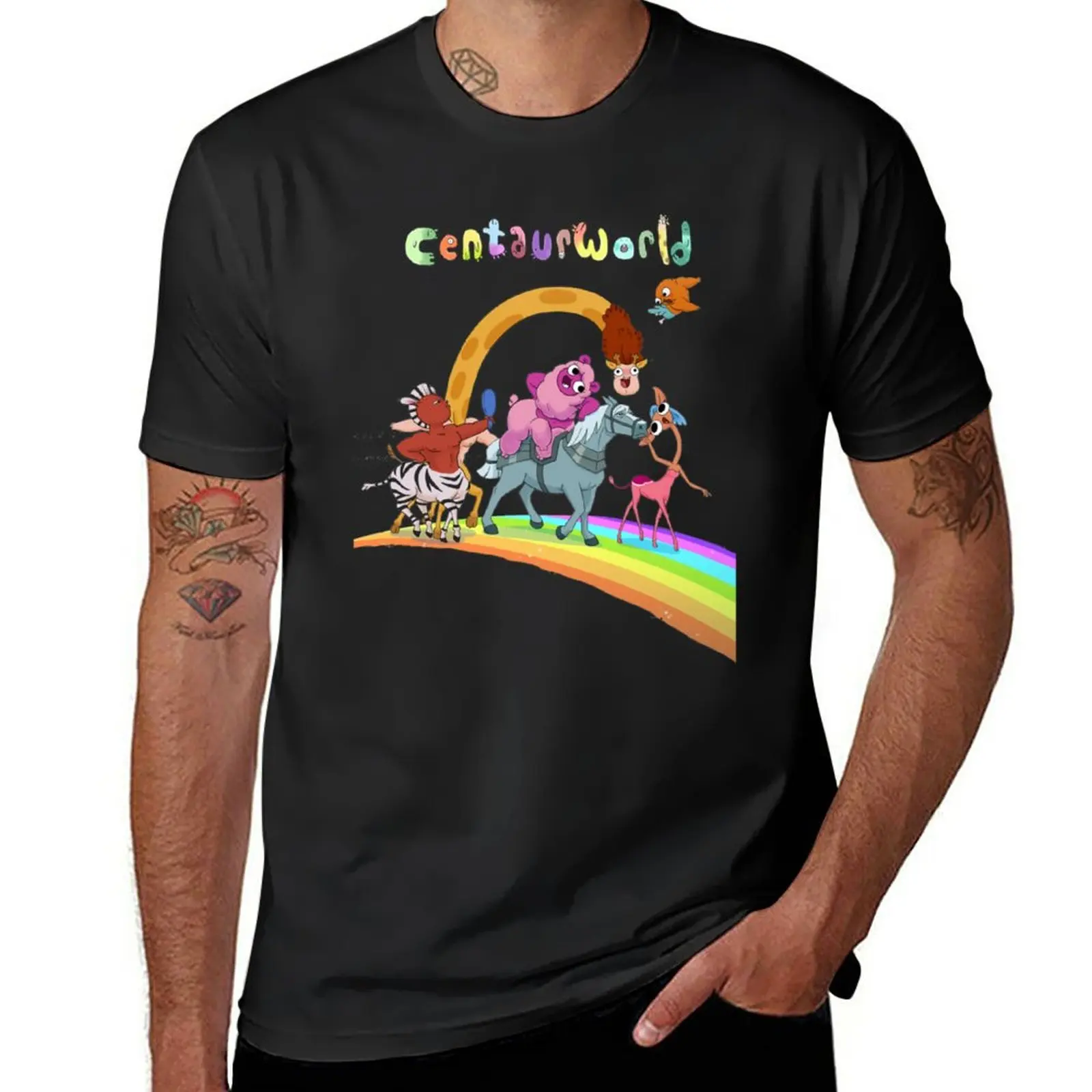 

Centaurworld Cartoon Movie T-Shirt blanks for a boy anime big and tall t shirts for men