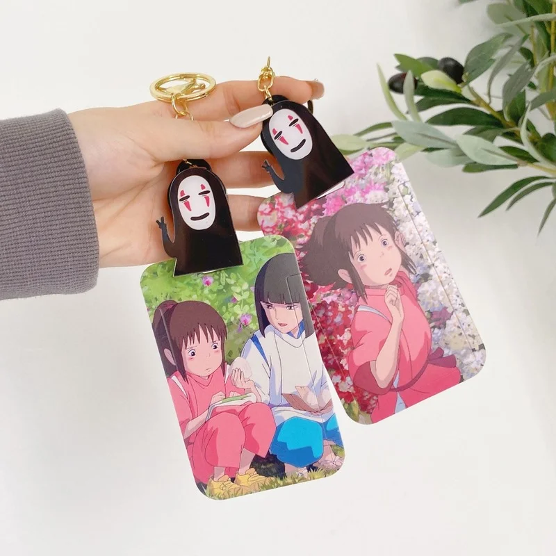 Spirited Away Chibi Art Lanyard For Keychain ID Card Holder