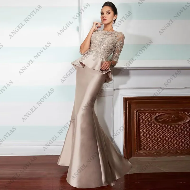 فساتين أنيقة لخرز الدانتيل مخصصة لأم العروس/العريس...