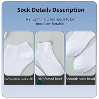 10-40 paires femmes/hommes bateau chaussettes invisibles coupe basse Silicone antidérapant été No-show cheville chaussettes couleur unie décontracté respirant 5