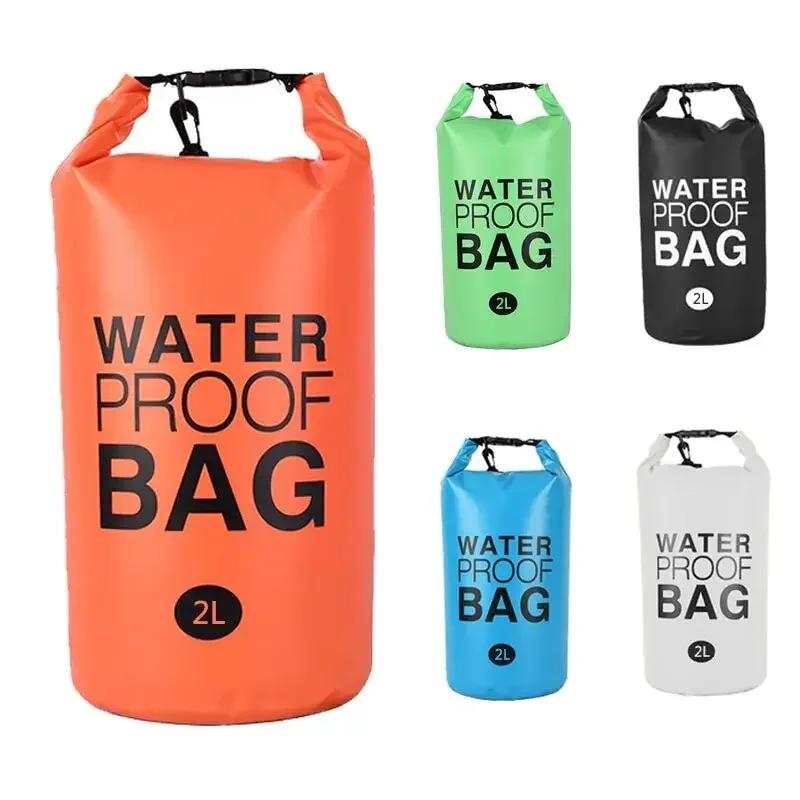 Waterproof Dry Bag 2 Liter Storage Swimming Kayak River Hiking Float Sailing Canoe Diving Compression Backpack