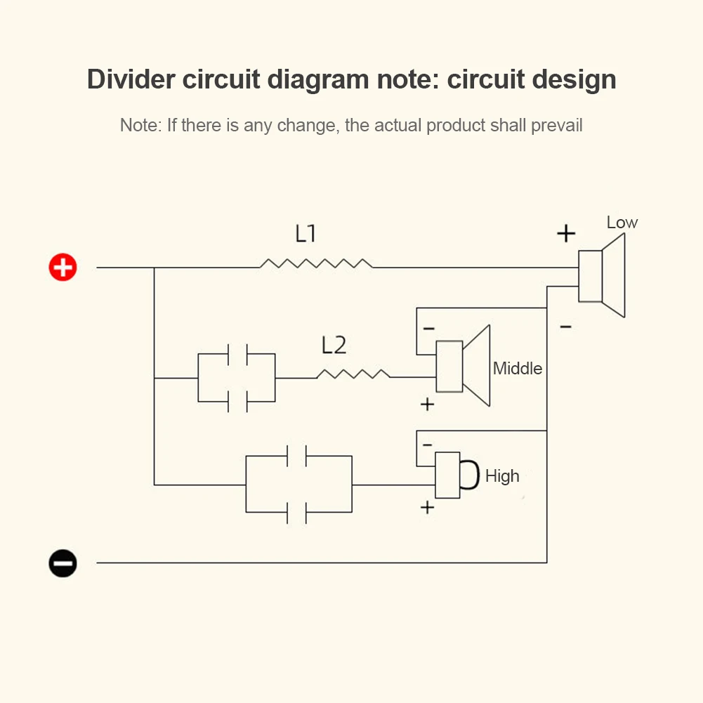3 Way Audio Crossover Circuit Speaker Treble Midrange Bass Filter Refit Modules