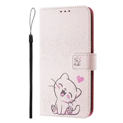 Luxury Flip Leather Wallet Case with Floral Design for Galaxy A36 5G (N02)