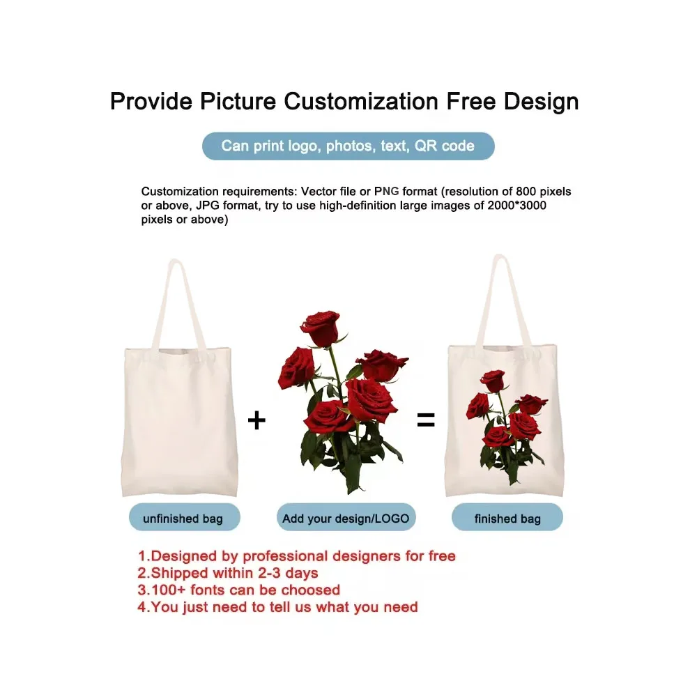 Customized Halloween Tote Bags Ghost Pumpkin Walking Dog Party Supplies Custom Print Name Picture Spooky Season Canvas Bags gift bags paper packaging bag plastic shopping bags zipper lock bags wedding flower petal bags air packaging bags