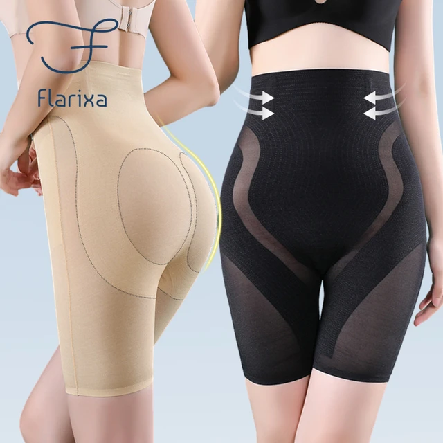 Cross Compression Abs Shaping Pants Slimming Underwear Women Shapewear  Briefs Thin Mid-lumbar Abdomen Hips Waist Shaper M Black : :  Fashion