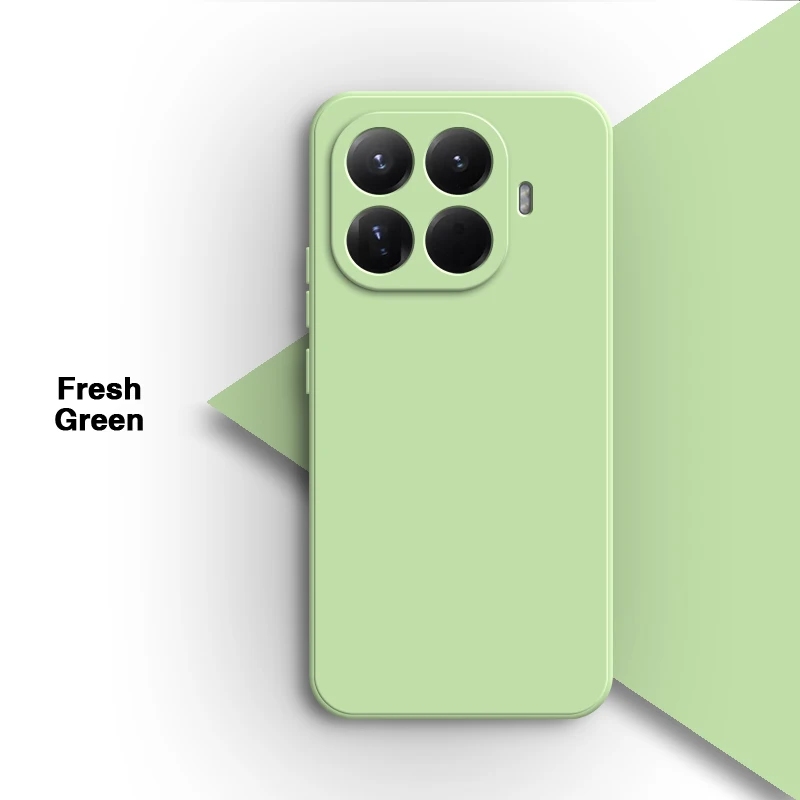 Original Liquid Silicone Shockproof Back Cover with Classic Square Design