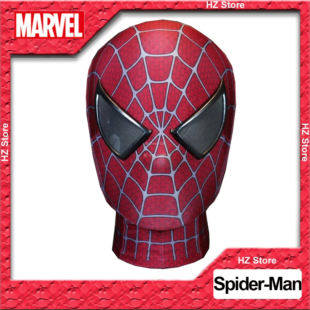 Marvel Spider-Man accessori per maschere/occhi/tessuto per maschere/ragnatele/cappuccio per corsari Maguire restauro di film Superhero Cos Costum