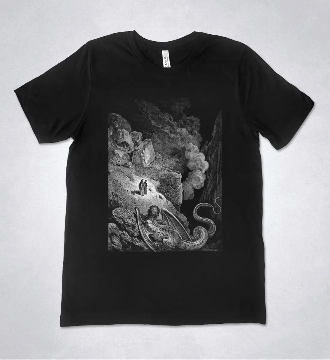 T-Shirt Gustave Dore The Divine Comedy Inferno Gustave