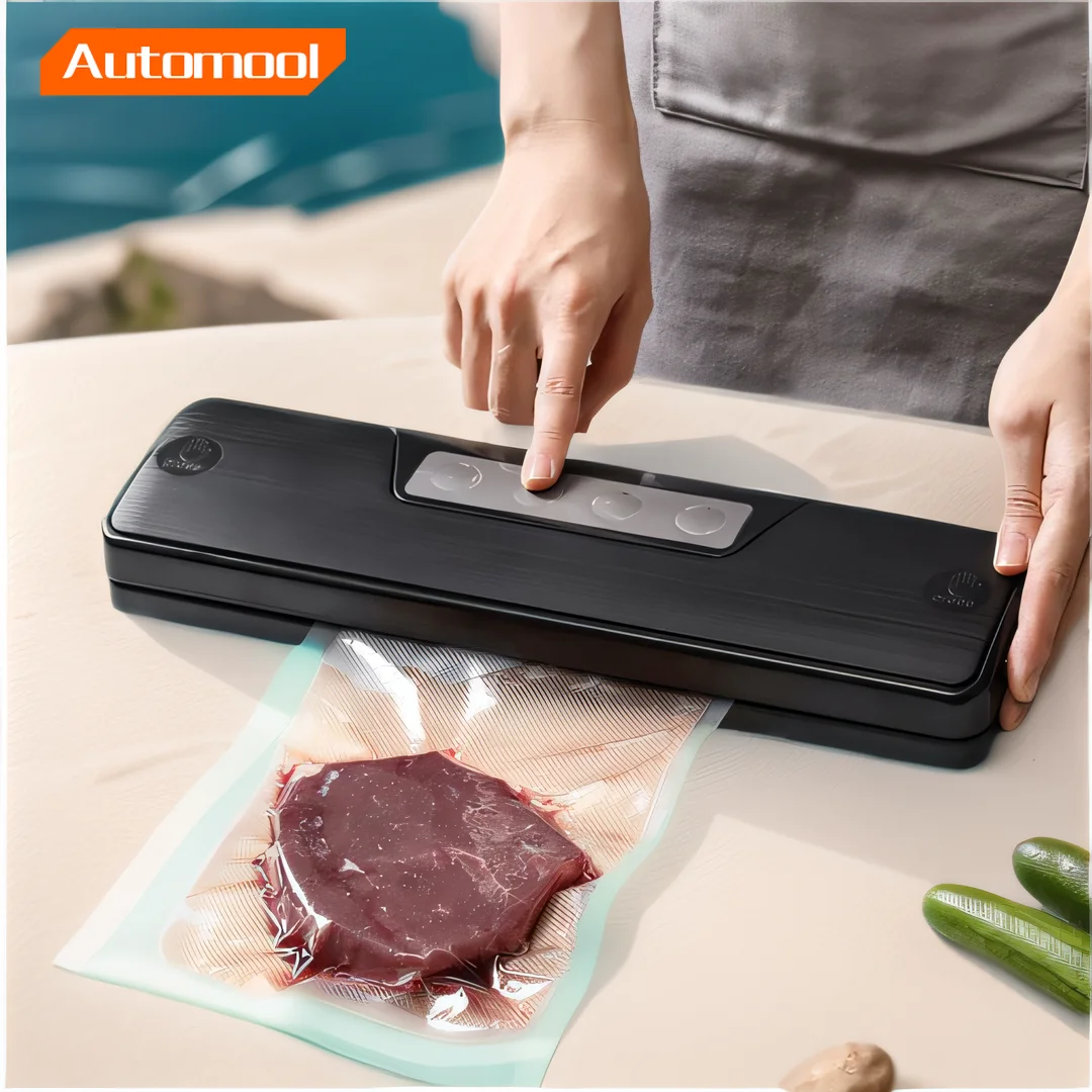 

Fully automatic vacuum sealing machine, plastic sealing, dry and wet sealing machine, small household food preservation machine