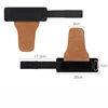1PC Strength Training Cowhide Hand Guards Fitness Weight Lifting Wrist Guards Pull-up Hard Pull Gloves Assist Grip Assist Strap 6