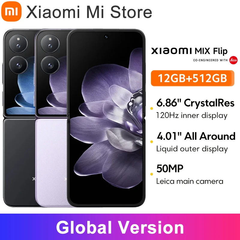 Global Version Xiaomi MIX Flip 67WHyperCharger 6.86 Global Version Xiaomi MIX Flip 67WHyperCharger 6.86