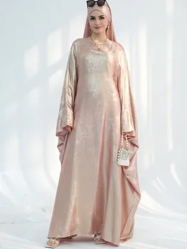 Muslim Women Dubai Türkiye Turkish Abaya Solid Long Dress Modest Ramadan Robe Kaftan Femme Musulmane African Islam Clothing 1