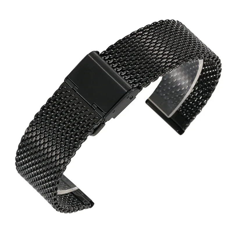 Premium Stainless Steel Milanese Mesh Watch Strap with Adjustment Tool