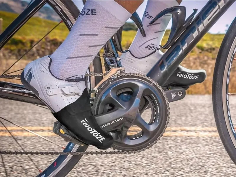 Silicone Snap-on Toe Covers for Road Cyclists Enhanced Warmth Men Women Spring Fall Chilly Conditions