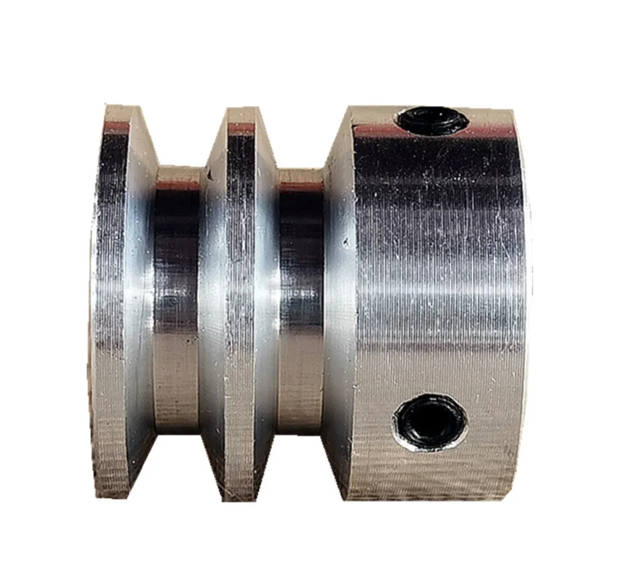 Polia de Alumínio do Sulco Dobro da Liga Eixo do Torno V-sulco para mm Correia Redonda do Plutônio od 30 mm Pcs