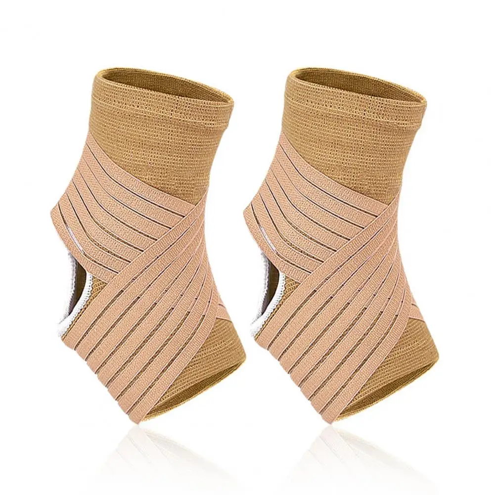 

1 Pair Men Women Ankle Support Braces with Fastener Tape Super Soft High Elastic Breathable Ankle Stabilizer Braces