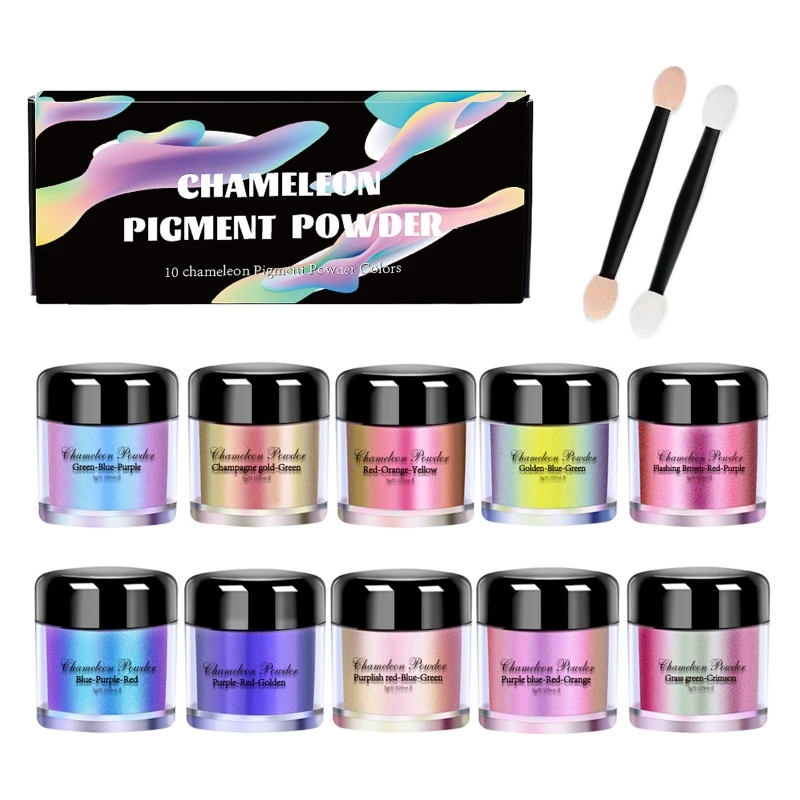 

Chameleon Mica Powder Pigment for Paint,Dye,Soap Making,Nail Polish,Epoxy Resin