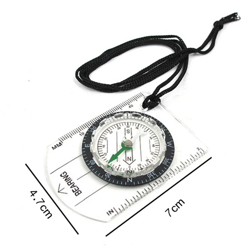 Wilderness Survival Outdoor Equipment Professional Multi-function Compass Map Scale