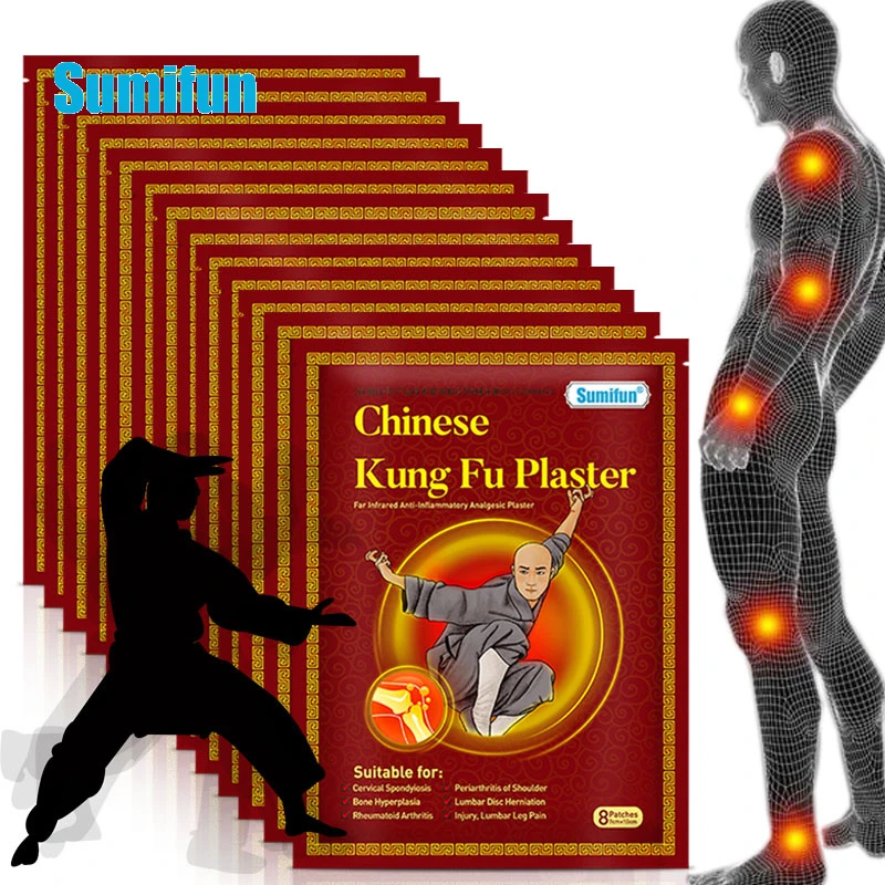 104pcs Chinese Kung Fu Herbal Medical Pain Relief Patch Rheumatoid