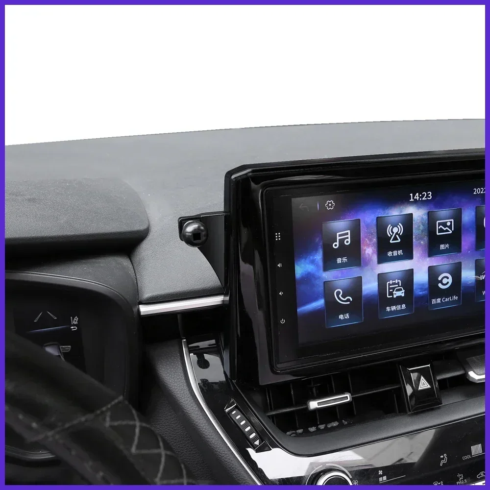 Phone Holder Multimedia Screen(8/9inch) Phone Holder Toyota Corolla E210 12th Screen Frame Phone Bracket Corolla
