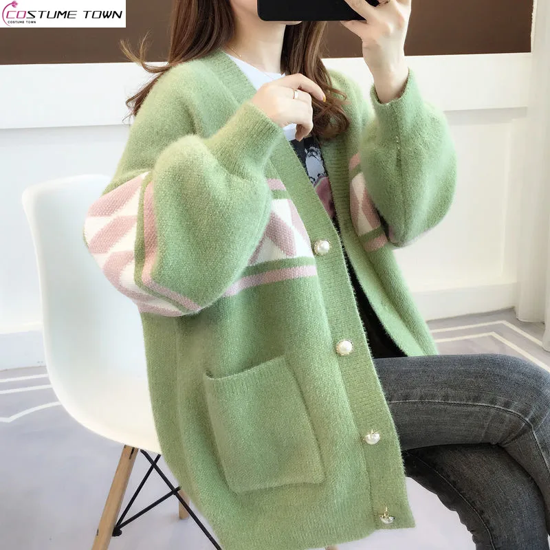 2023 新ファッション秋/冬のコート大女性のセーター脂肪 Mm