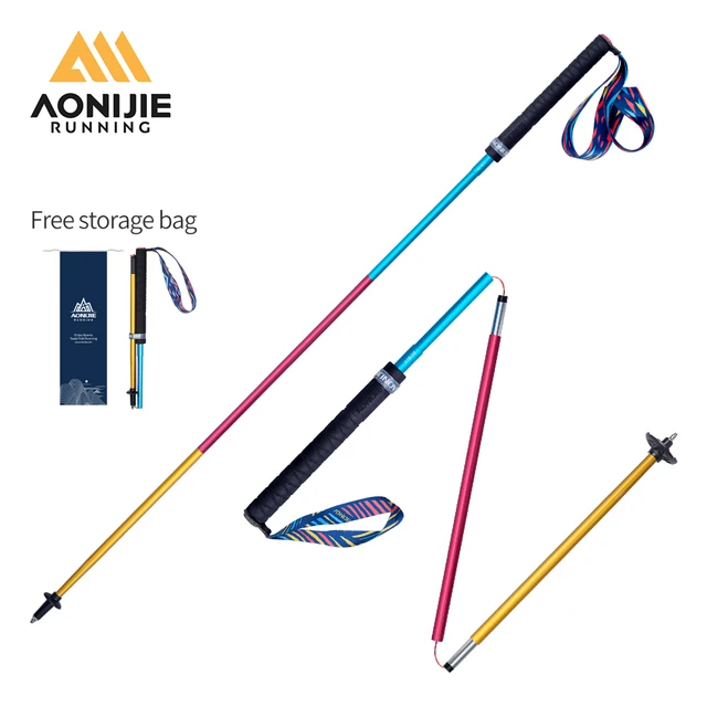 Lightweight Folding Collapsible Quick Lock Trekking Pole