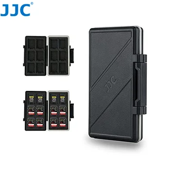 JJC 메모리 카드 케이스 보관 거치대 정리함 지갑, SD/MicroSD/MSD/NS/TF/CF 카드용, 방수 충격 방지 SD 카드홀더 거치대