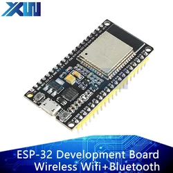 ESP32 Wroom ESP-WROOM-32 WIFI Bluetooth Development Board Dual Core CPU CP2102 Ultra-Low Power ESP32S Micro USB for Arduino