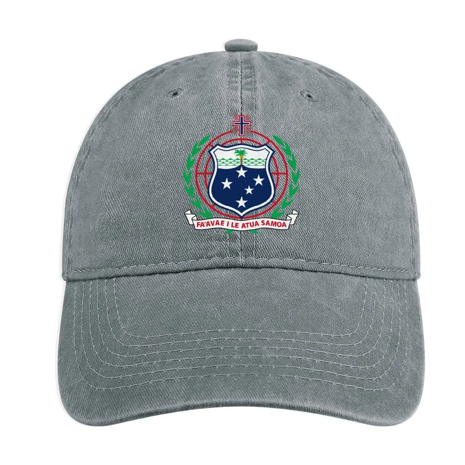 

Coat of Arms of Independent State of Samoa Cowboy Hat Hood Streetwear summer hats Male Men'S Hat Women'S