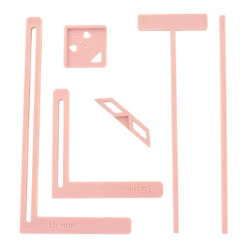 Vendita calda-Kit di strumenti per scrapbooking 6 pezzi Rilegatura per principianti-Grandi stencil facili da usare, guida taglierina può essere trasformata in una noteb