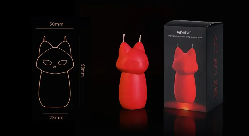 Low Temperature F O X Candle BDSM Sex Candle Drip Bed Flirting Teasing Desire Erotic SM Adult Games for Couple Sex Candles Toys