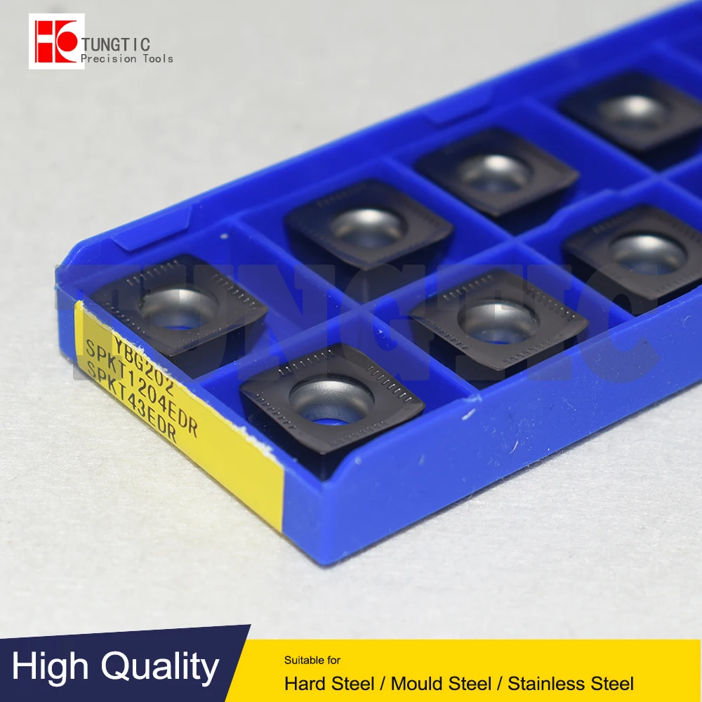 

Insert Lathe Machining SPKT1204EDR YBG202 Milling Cutter CNC Tools Tools Lathe Cutting Tool Metal Turning Tools SPKT 1204EDR
